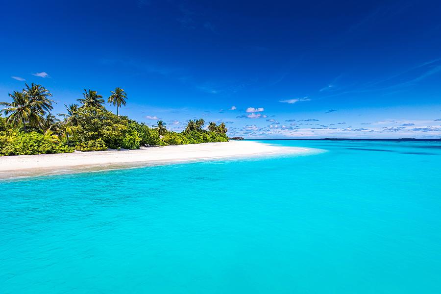 Tranquil Beach Scene. Sunny Exotic Photograph by Levente Bodo - Fine ...