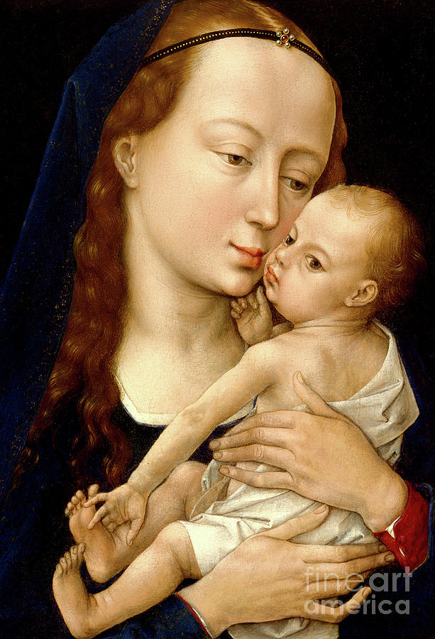 Virgin and Child Painting by Rogier van der Weyden