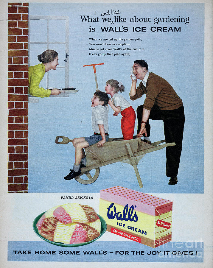 Walls Ice Cream Photograph by Picture Post Walls Ice Cream Photograph by Picture Post