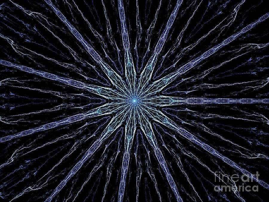 Abstract Fractal Illustration #111 Photograph by Sakkmesterke/science Photo Library