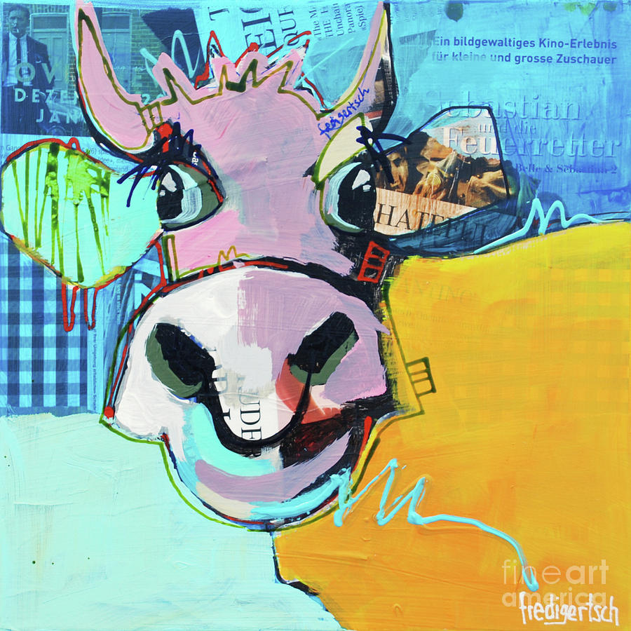 Cow Painting - VoguLisi #113 by Fredi Gertsch