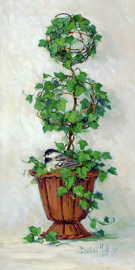 11564 Ivy Topiary II Painting by Barbara Mock 11564 Ivy Topiary II Painting by Barbara Mock