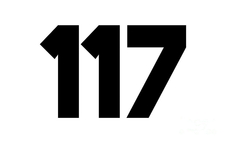 4.117. Цифра 117. 117 Надпись. С117. 117йййййййй.