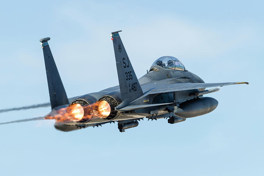 A U.s. Air Force F-15e Strike Eagle #12 Photograph by Rob Edgcumbe