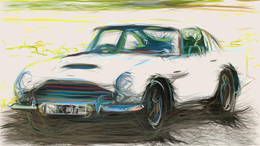 aston martin db5 drawing