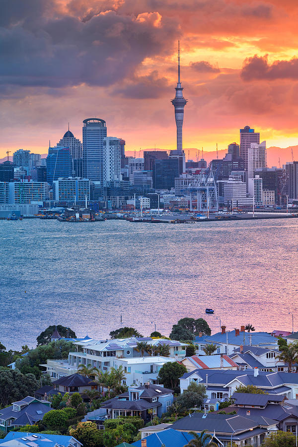 Architecture Photograph - Auckland. Cityscape Image Of Auckland #12 by Rudi1976
