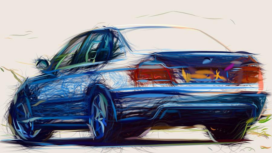 Нарисовать bmw m5