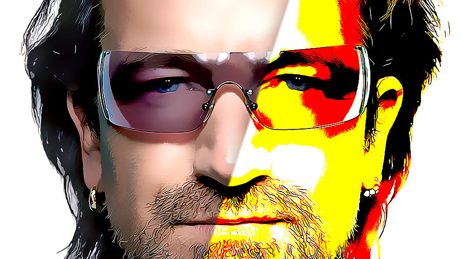 Bono Mixed Media - Bono U2 #12 by Marvin Blaine