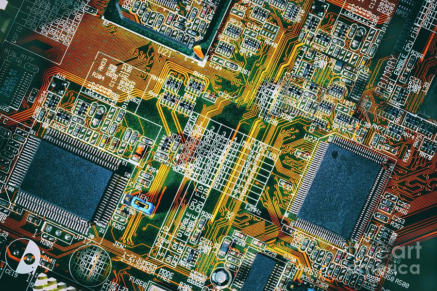 Computer Circuit Board #12 Photograph by Christian Lagerek/science Photo Library