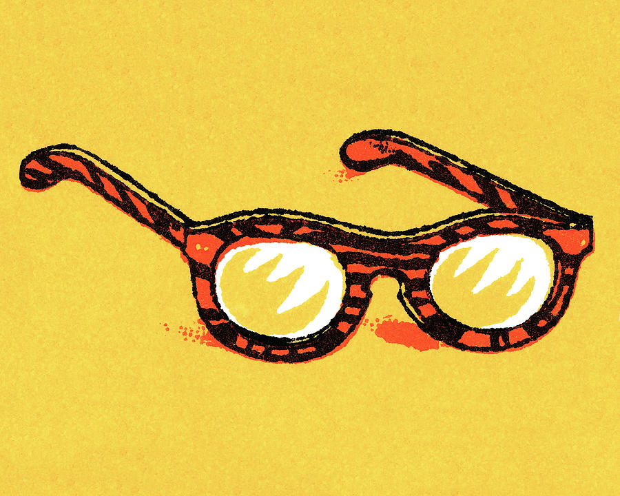 Goggle Drawing - Eyeglasses #12 by CSA Images