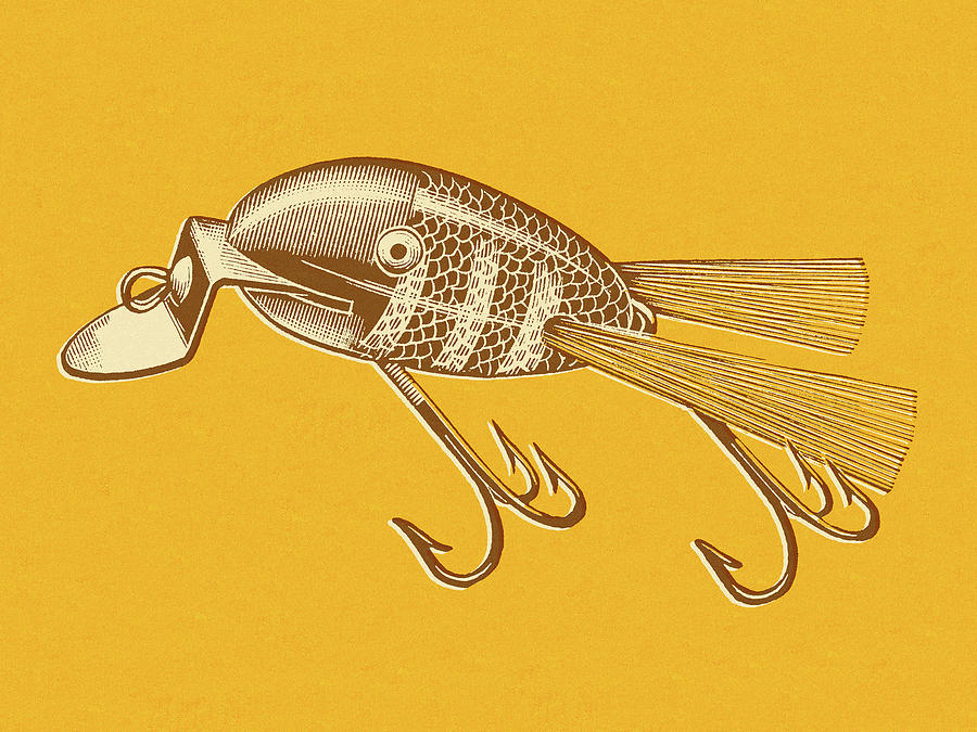 Fishing Lure #12 Drawing by CSA Images - Pixels