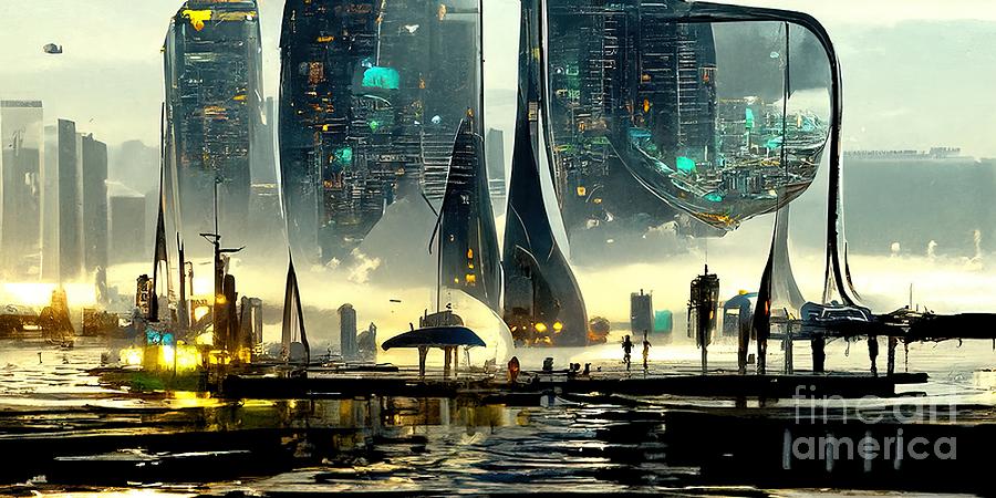Floating Futuristic Megacity #12 Photograph by Science Photo Library Floating Futuristic Megacity #12 Photograph by Science Photo Library