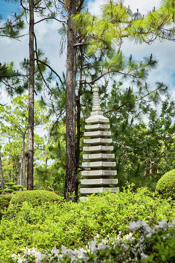 Florida, South Florida, Delray Beach, Morikami Japanese Gardens #12 Digital Art by Lumiere