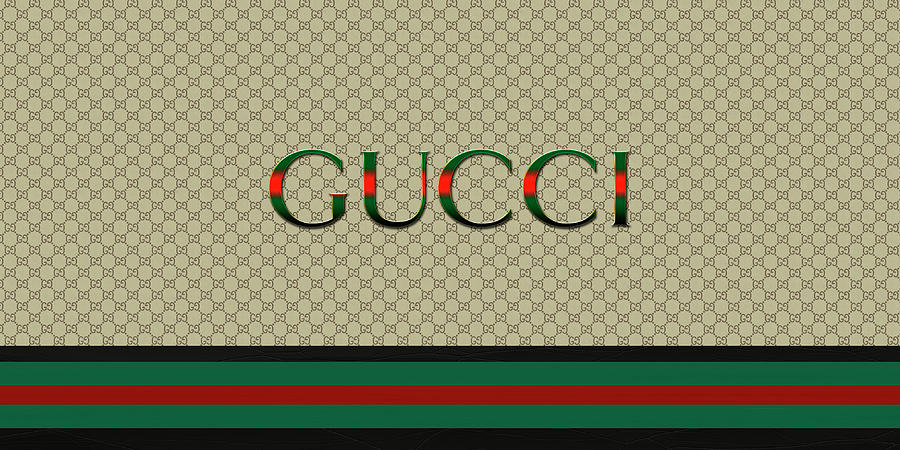Gucci. Logo Digital Art by Tamara Andreevna