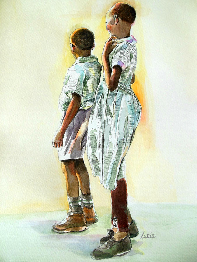 Kenya Painting - Kenya #12 by Lucia Hoogervorst