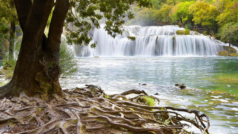 Landscape Photograph - Krka Waterfalls, Krka National Park #12 by Jan Wlodarczyk