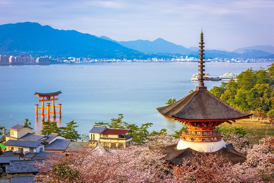 Architecture Photograph - Miyajima Island, Hiroshima, Japan #12 by Sean Pavone