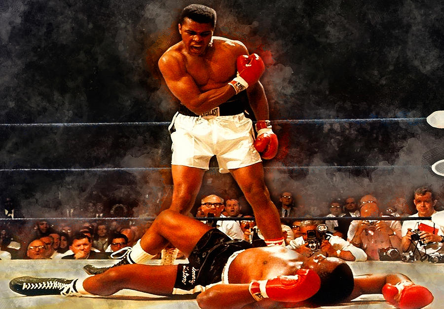 Muhammad Ali #12 Mixed Media by Marvin Blaine