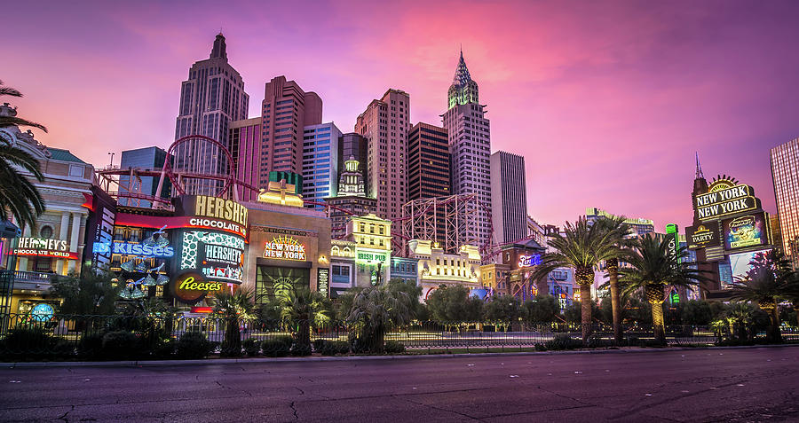 New York City Skyline In Las Vegas Nevada #12 Photograph by Alex Grichenko