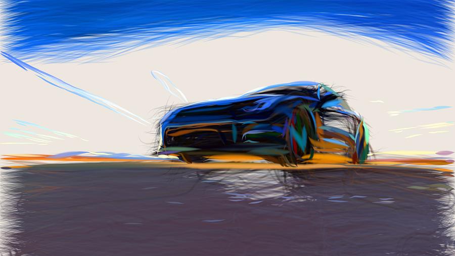 Nissan GT R Track Edition Drawing #13 Photograph by CarsToon Concept