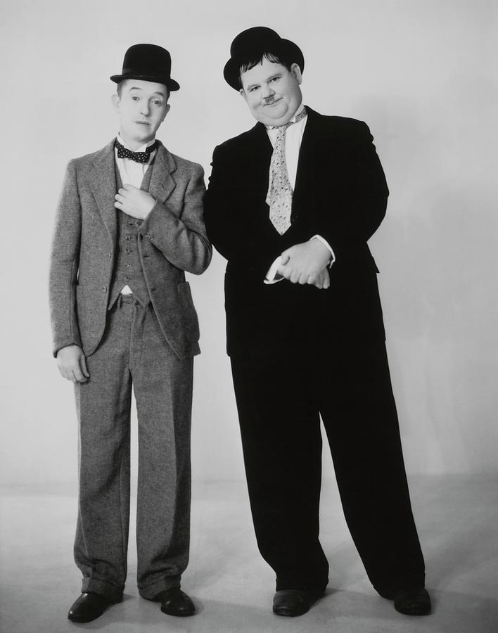 Oliver Hardy . Stan Laurel . #12 Photograph by Album