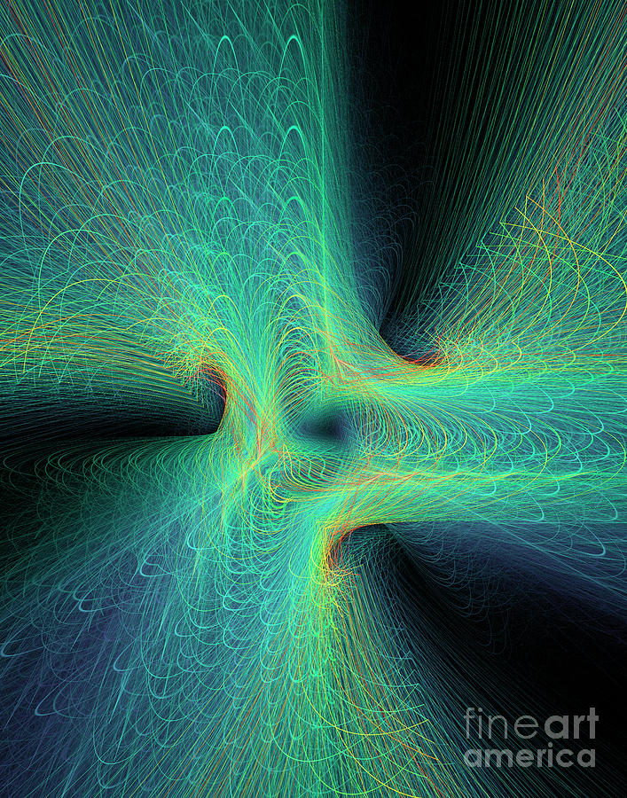 Quantum Entanglement Or Gravity Waves. #12 Photograph by David Parker/science Photo Library