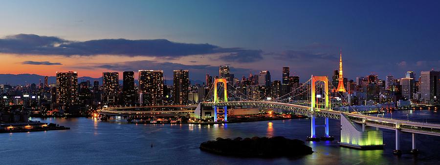 Tokyo Panorama At Sunset #12 Photograph by Vladimir Zakharov