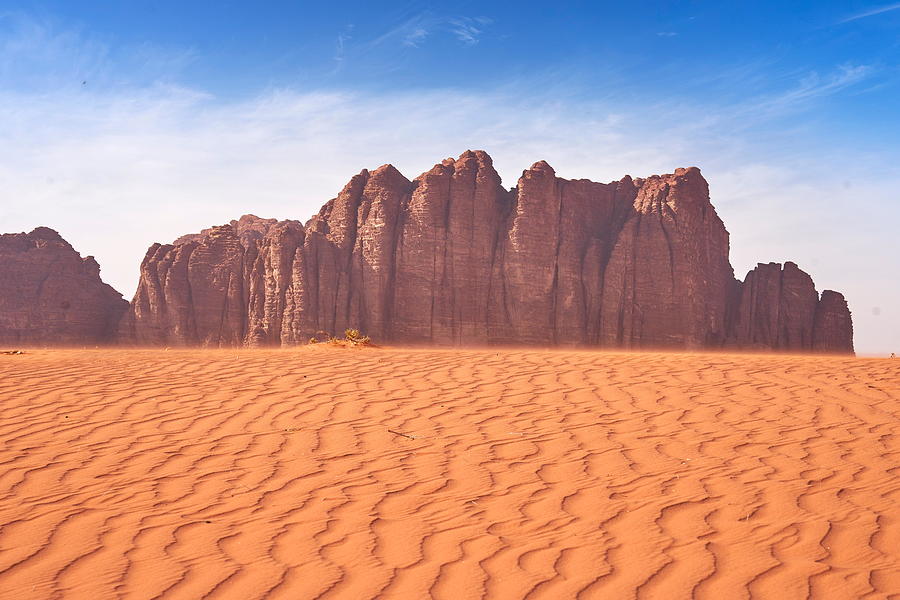 Mountain Photograph - Wadi Rum Desert, Jordan #12 by Jan Wlodarczyk