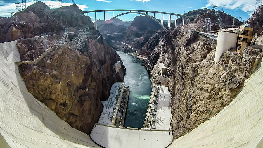 Wandering Around Hoover Dam On Lake Mead In Nevada And Arizona #12 Photograph by Alex Grichenko