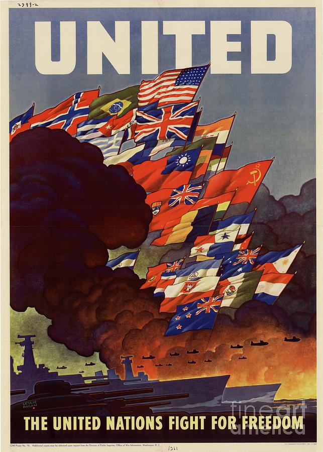 Wartime Propaganda Poster #12 Painting by Esoterica Art Agency