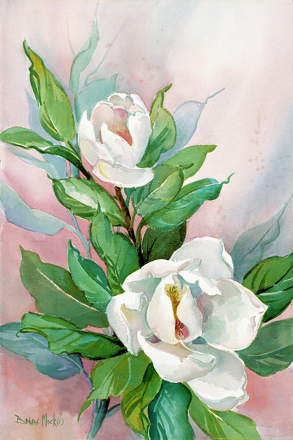 Magnolia Movie Painting - 1200 Classic Magnolia B by Barbara Mock