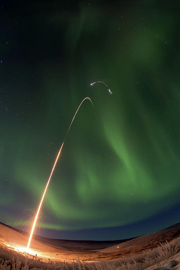 1279. Sounding Rocket Launches Successfully from Alaska Photograph by ...