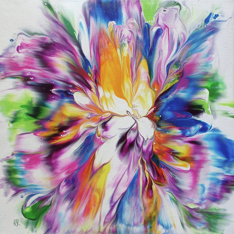 Abstract Painting - 12x12DP3 by Art by Kar Abstract Painting - 12x12DP3 by Art by Kar