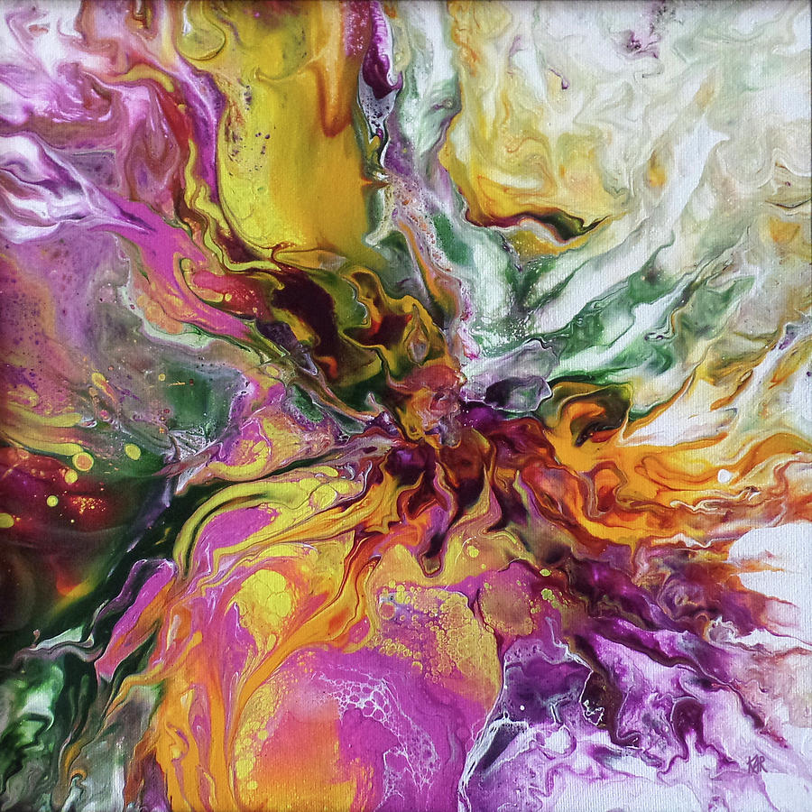Abstract Painting - 12x12DP4 by Art by Kar Abstract Painting - 12x12DP4 by Art by Kar