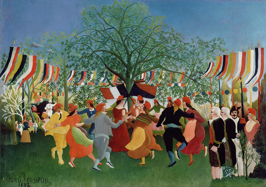 Henri Rousseau Painting - A Centennial of Independence #13 by Henri Rousseau