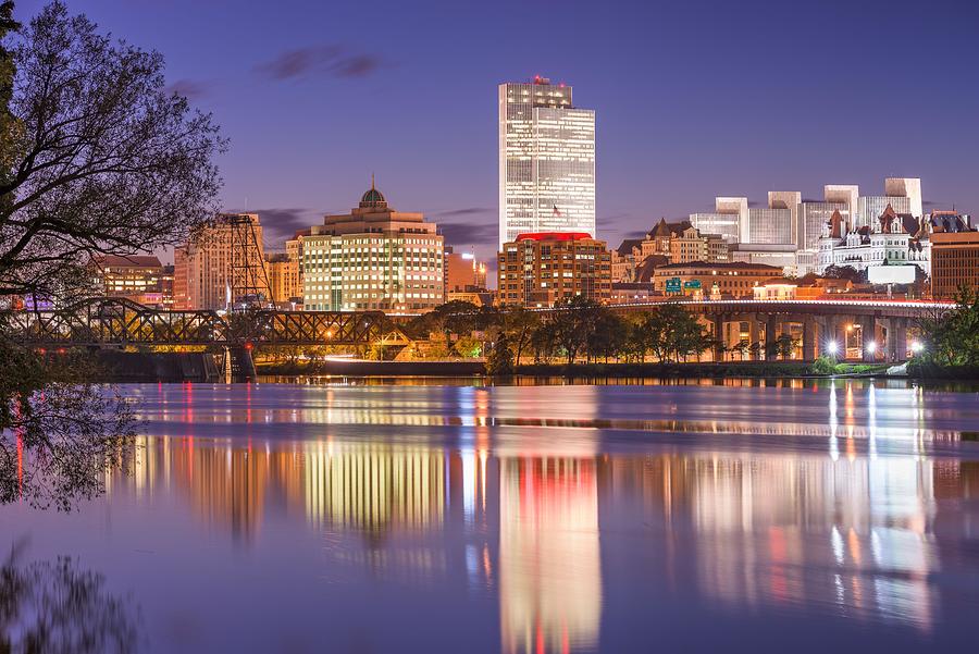 Albany, New York, Usa Skyline Photograph by Sean Pavone - Fine Art America