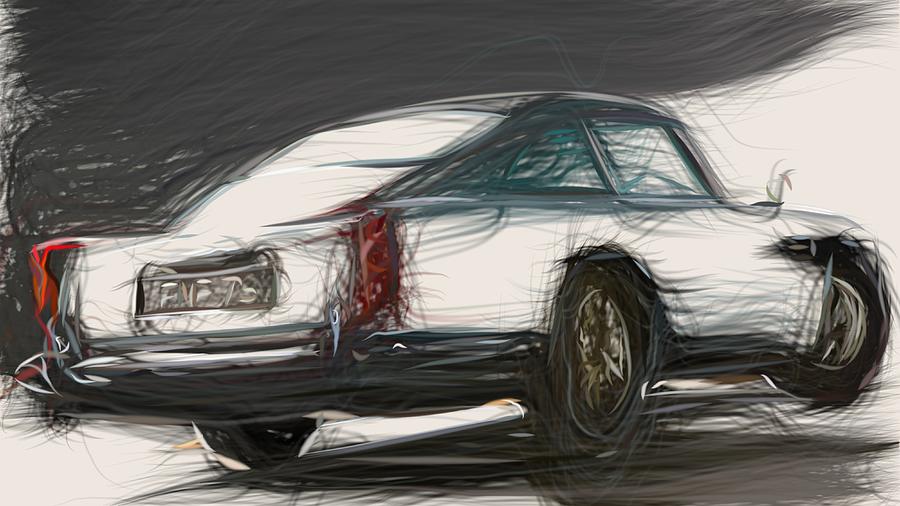 aston martin db5 drawing