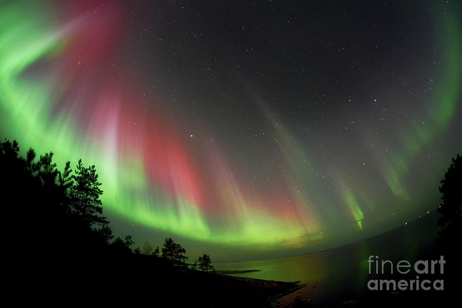 Aurora Borealis Over Finland #13 Photograph by Pekka Parviainen/science Photo Library