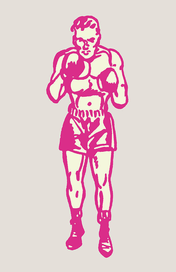Sports Drawing - Boxer #13 by CSA Images