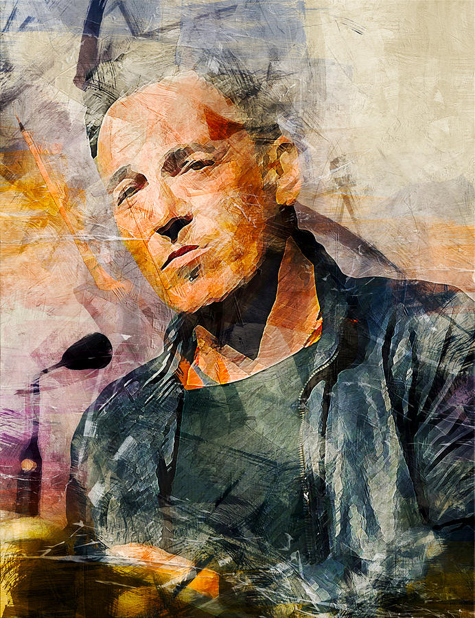 Bruce Springsteen Digital Art by Delit Charrette