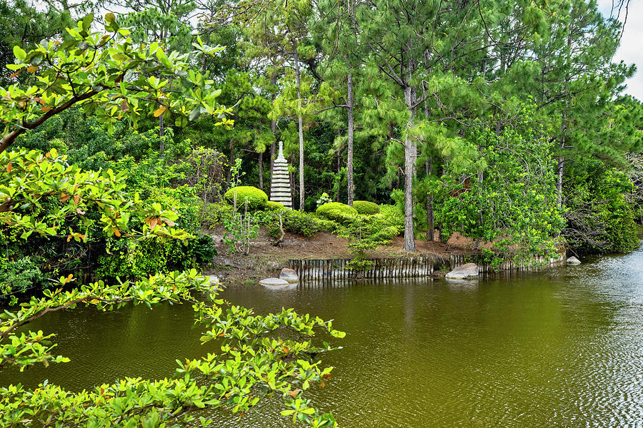 Florida, South Florida, Delray Beach, Morikami Japanese Gardens #13 Digital Art by Lumiere