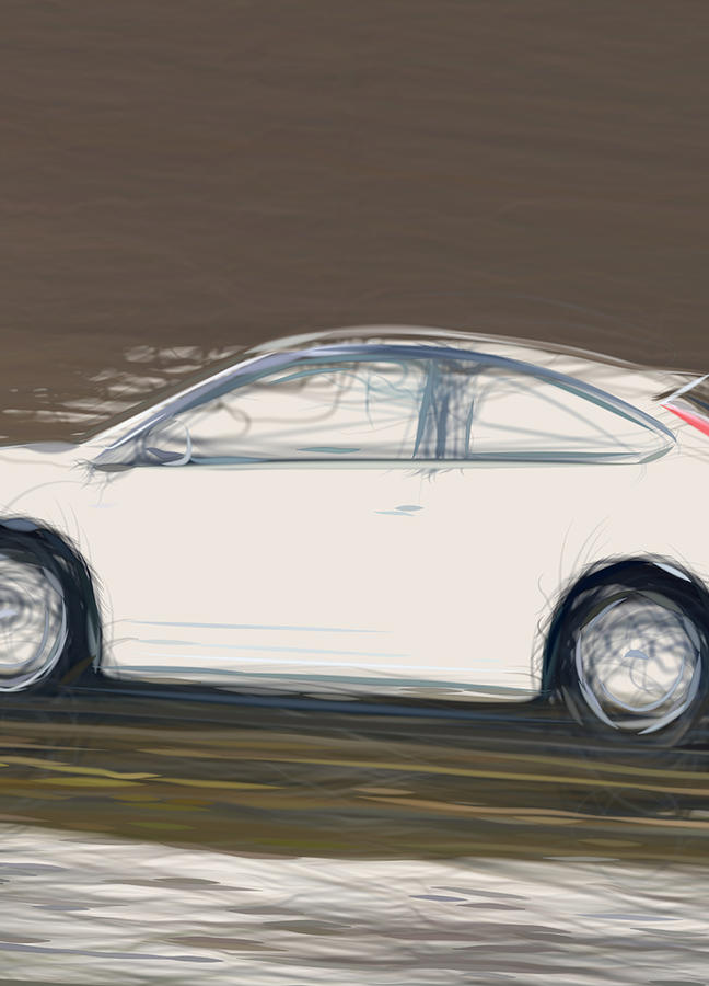 Ford Focus St Drawing Digital Art By Carstoon Concept Fine Art America