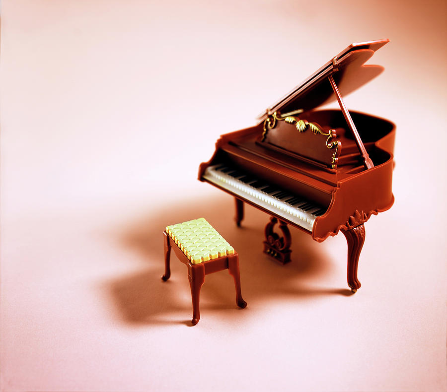 Music Drawing - Grand Piano #13 by CSA Images