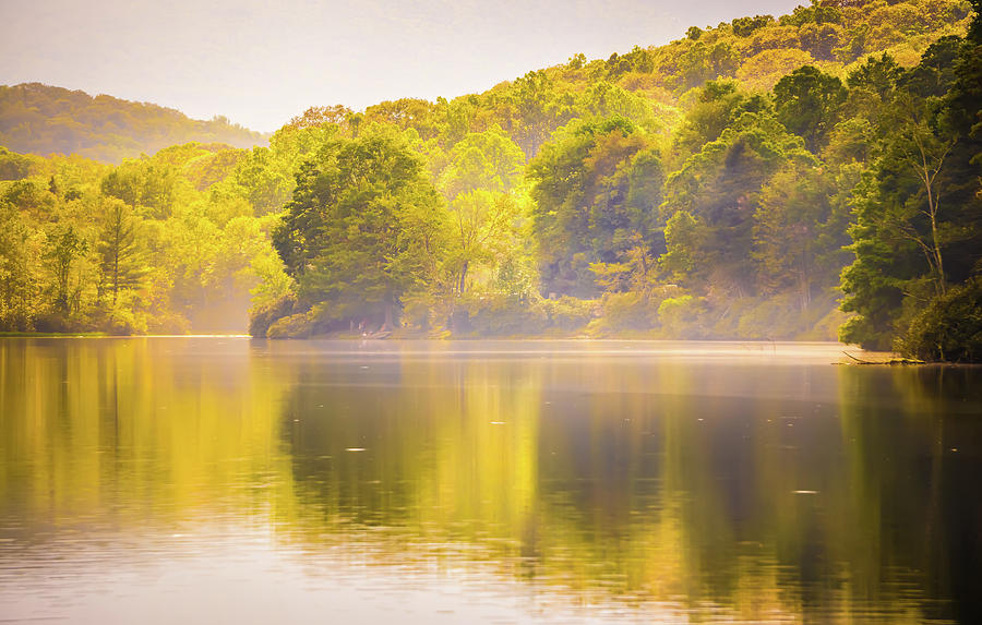 Nature Photograph - Julian Price Lake, along the Blue Ridge Parkway in North Carolin #13 by Alex Grichenko