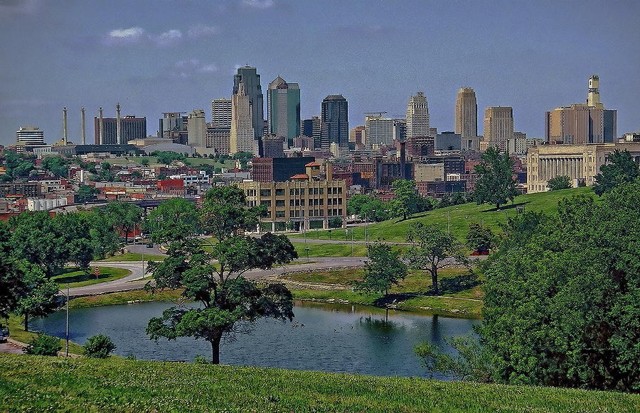 Kansas City Skyline by Anthony Dezenzio Kansas City Skyline by Anthony Dezenzio