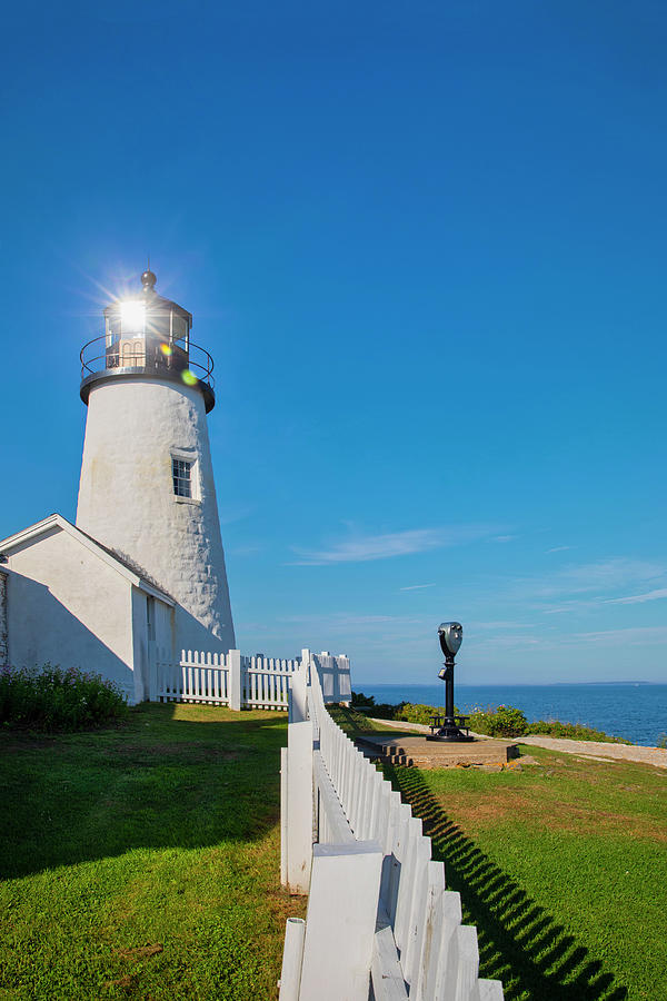 Lighthouse, Pemaquid, Maine Digital Art By Claudia Uripos - Fine Art ...