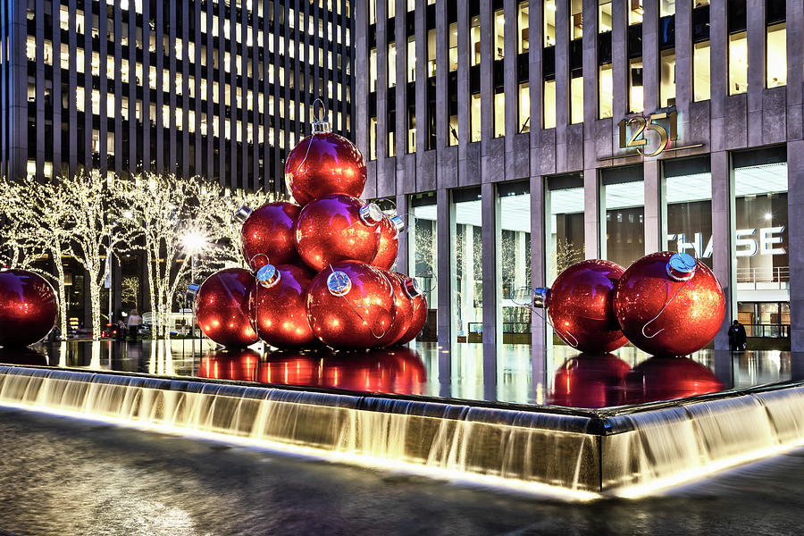 Midtown Christmas Ornaments, Nyc #13 Digital Art by Lumiere