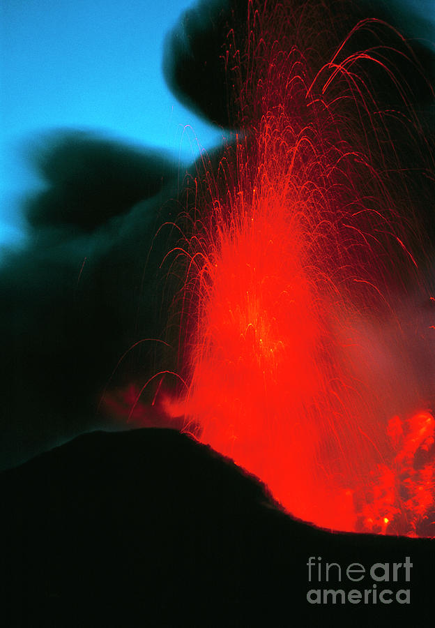 Mount Etna Volcano Erupting #13 Photograph by Jeremy Bishop/science Photo Library