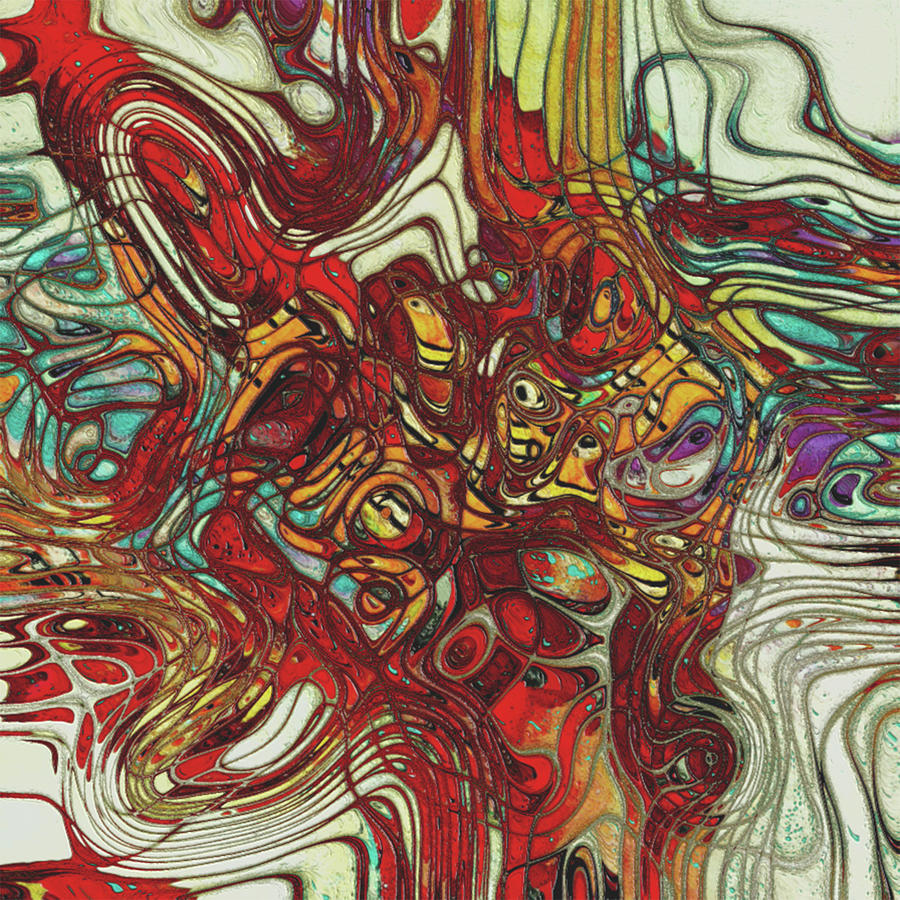 Metal Painting - My Colorful World Series by Jack Zulli Metal Painting - My Colorful World Series by Jack Zulli