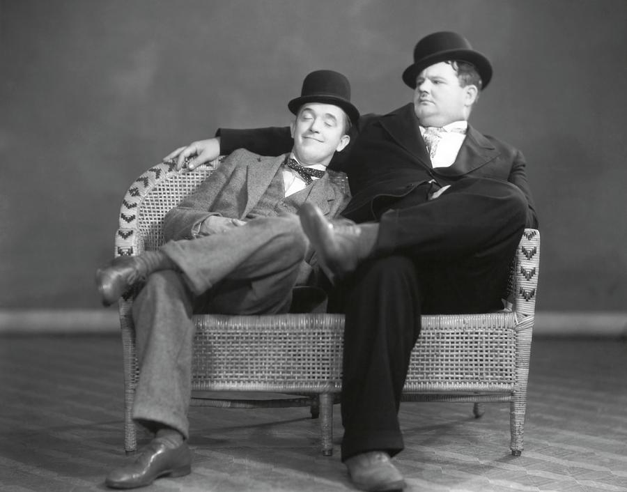 Oliver Hardy . Stan Laurel . #13 Photograph by Album